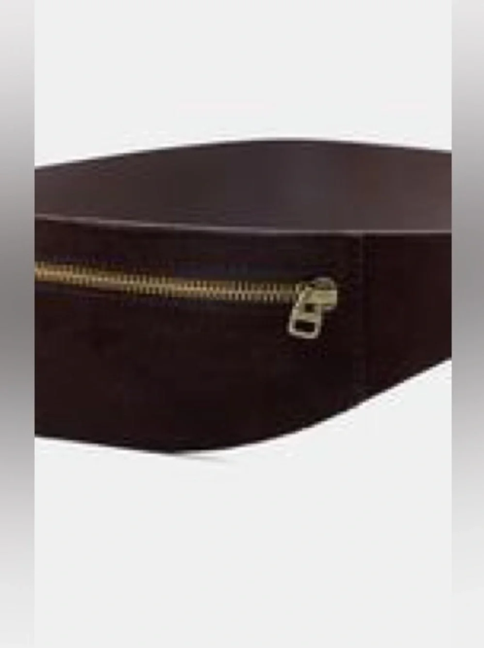 ZARA 100% SUEDE LEATHER WAIST BAG BELT. Size 30.  New with tag.